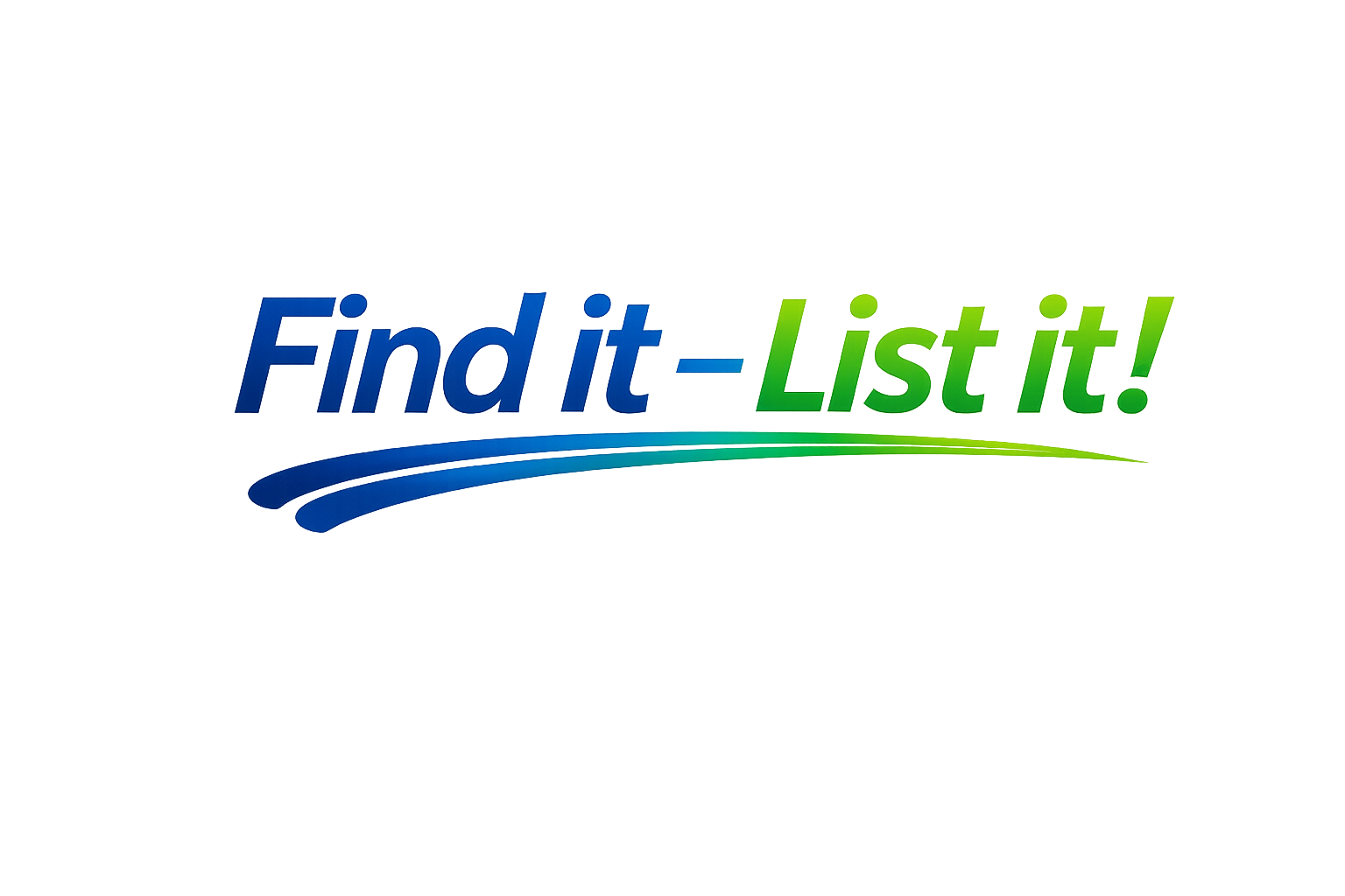 Find it – List it!